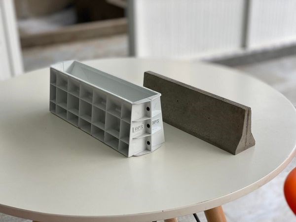 Molds for barriers.  stainless steel material.